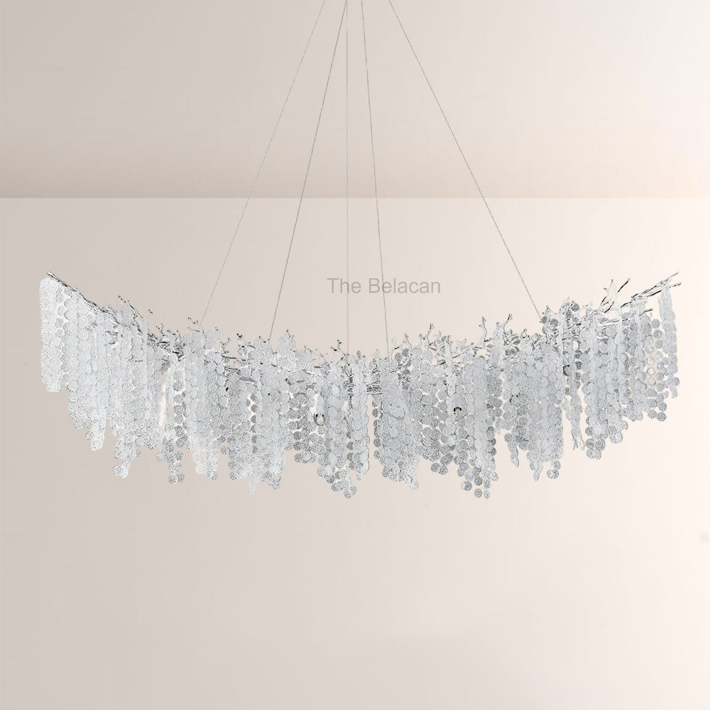 Shiro Noda Crystal Tree Branch Linear Chandelier 72 - thebelacan
