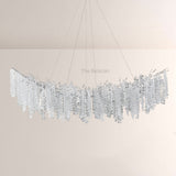 Shiro Noda Crystal Tree Branch Linear Chandelier 72 - thebelacan