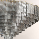 Sireni Glass Round Chandelier 65" - thebelacan