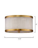 Small Upsala Alabaster Flush Mount Ceiling Light - thebelacan
