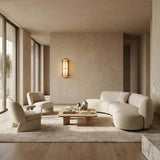 Solara Ribbed Glass Wall Sconce