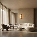 Solara Ribbed Glass Wall Sconce