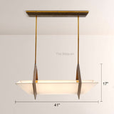 Spencer Fabric Linear Chandelier - thebelacan