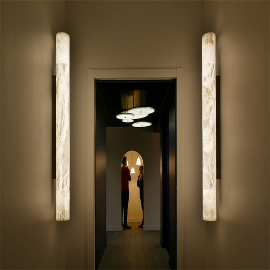 Sylvia Modern Alabaster Wall Sconce 3''
