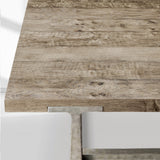 T-Brace Extension Dining Table - thebelacan