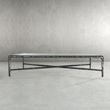 Thaddeus Glass Rectangular Coffee Table - thebelacan