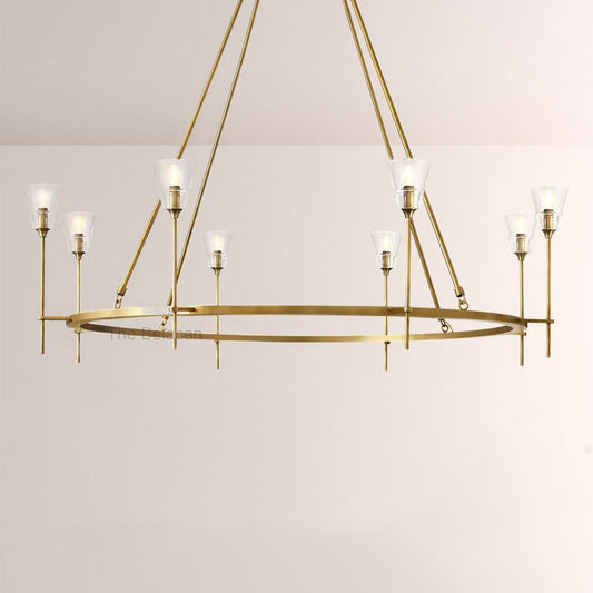 TorApex De Verre Round Chandelier 58 - thebelacan