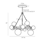 TroLuxe Round Chandelier - thebelacan