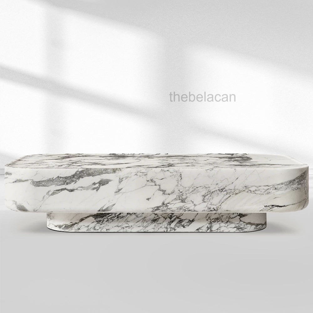VitLuxe Carved Coffee Table - thebelacan
