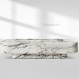 VitLuxe Carved Coffee Table - thebelacan