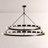 Vitara Round Two Tiered Chandelier - thebelacan