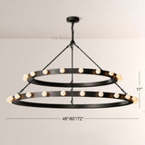Vitara Round Two Tiered Chandelier - thebelacan