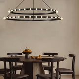 Vitara Round Two Tiered Chandelier - thebelacan