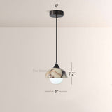 Vitrella Dome-Wrap Globe Pendant - thebelacan