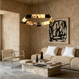 Vitrella Hexagonal Marble Chandelier - thebelacan