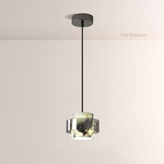 Vitrella Marble Cylinder Pendant(1/2/3-Head) - thebelacan