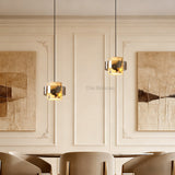 Vitrella Marble Cylinder Pendant(1/2/3-Head) - thebelacan