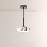 Vitrella Oval-Marble Disc Pendant - thebelacan