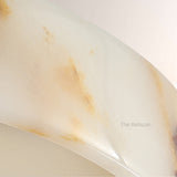 Vitrella Single-Ring Marble Chandelier - thebelacan