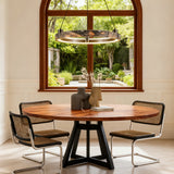 Vitrella Single-Ring Marble Chandelier - thebelacan