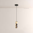 Vitrella Swirl-Accent Marble Cylinder Pendant - thebelacan