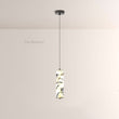 Vitrella Tall Cylinder Marble Pendant - thebelacan