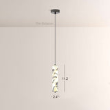 Vitrella Tall Cylinder Marble Pendant - thebelacan