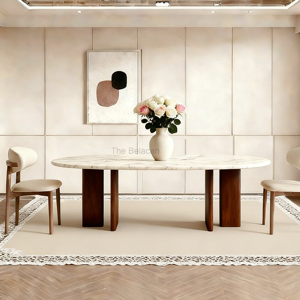 Vivian Rectangular Dining Table - thebelacan