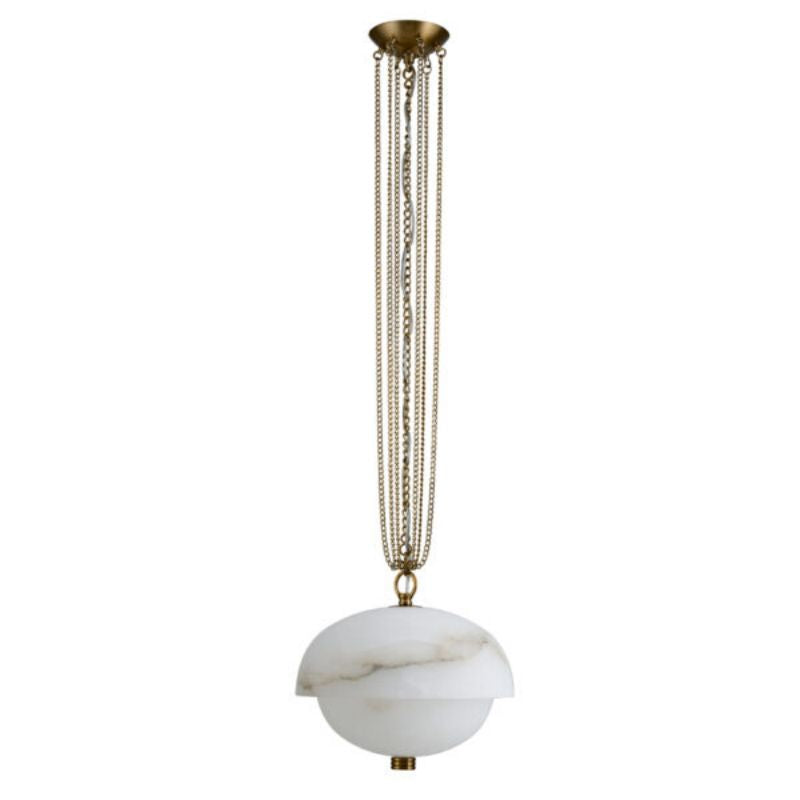 Volterra Alabaster LED Pendant 17” - thebelacan