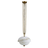 Volterra Alabaster LED Pendant 17” - thebelacan
