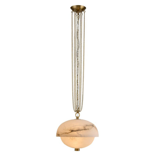 Volterra Alabaster LED Pendant 17” - thebelacan