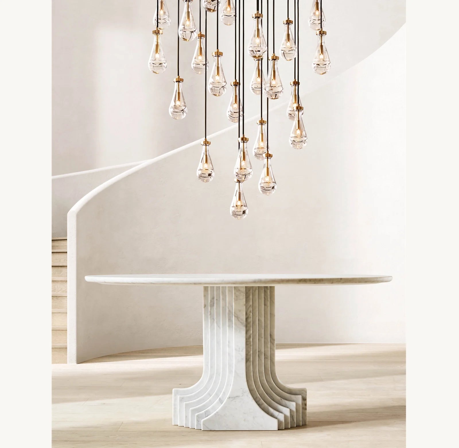 Raindrops Round Chandelier 18" - thebelacan