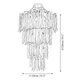 Waterfall Crystal Branch Chandelier - thebelacan