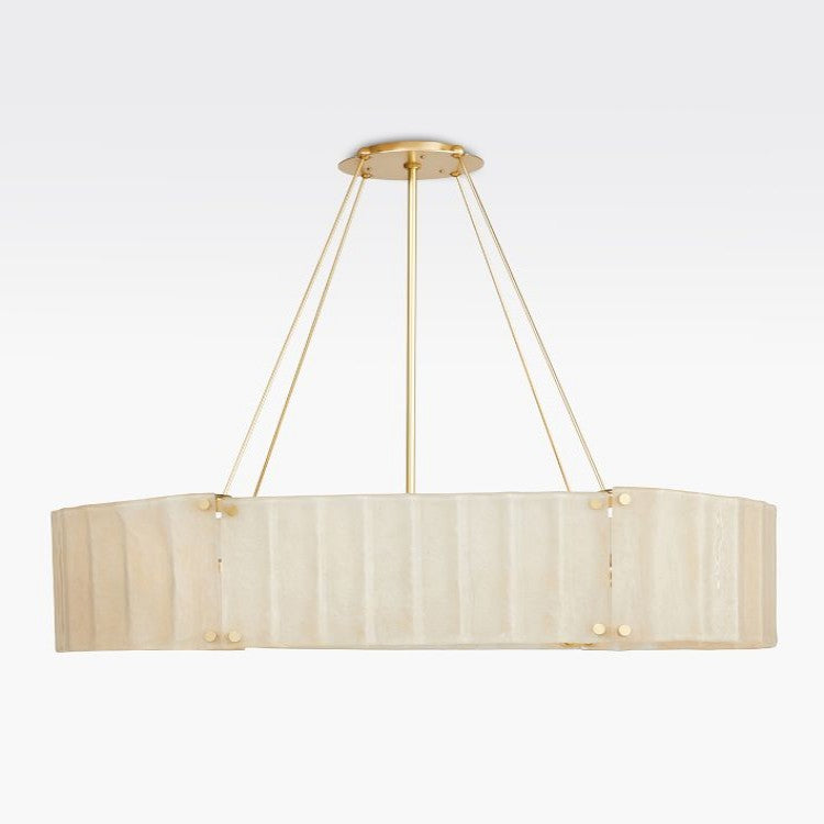 Willamette Oval Crystal Chandelier 48" - thebelacan