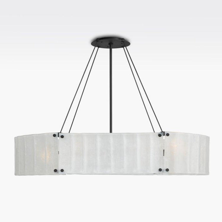Willamette Oval Crystal Chandelier 48" - thebelacan
