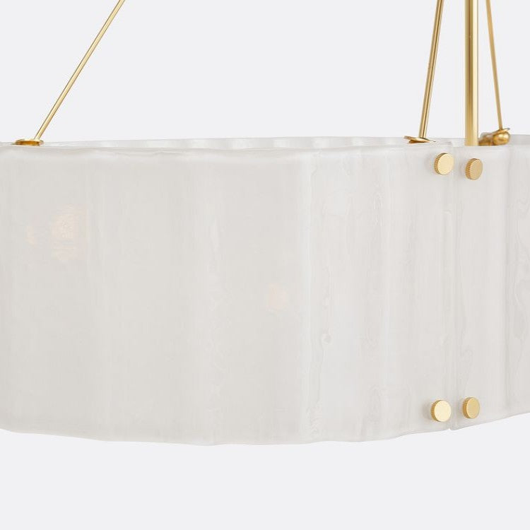 Willamette Oval Crystal Chandelier 48" - thebelacan