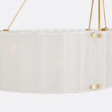 Willamette Oval Crystal Chandelier 48" - thebelacan