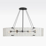 Willamette Oval Crystal Chandelier 48" - thebelacan