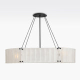 Willamette Oval Crystal Chandelier 48" - thebelacan