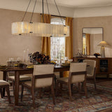 Willamette Oval Crystal Chandelier 60" - thebelacan