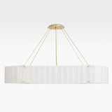Willamette Oval Crystal Chandelier 60" - thebelacan