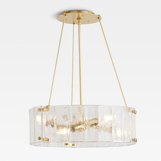 Willamette Round Crystal Chandelier 24" - thebelacan