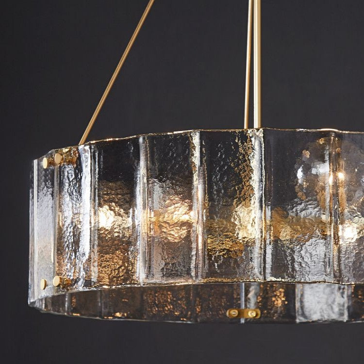 Willamette Round Crystal Chandelier 32" - thebelacan