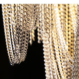 Alisa Luxury Flower Chain Tassel Chandelier - thebelacan