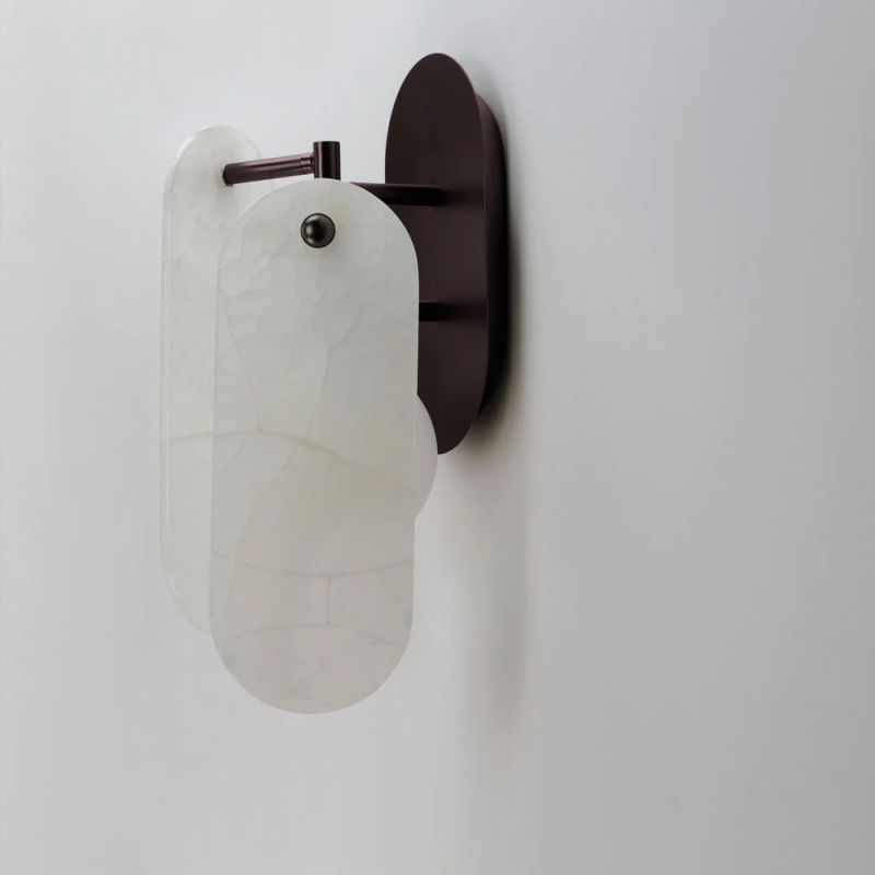 Studio M Alabaster Megalith Wall Sconce - thebelacan
