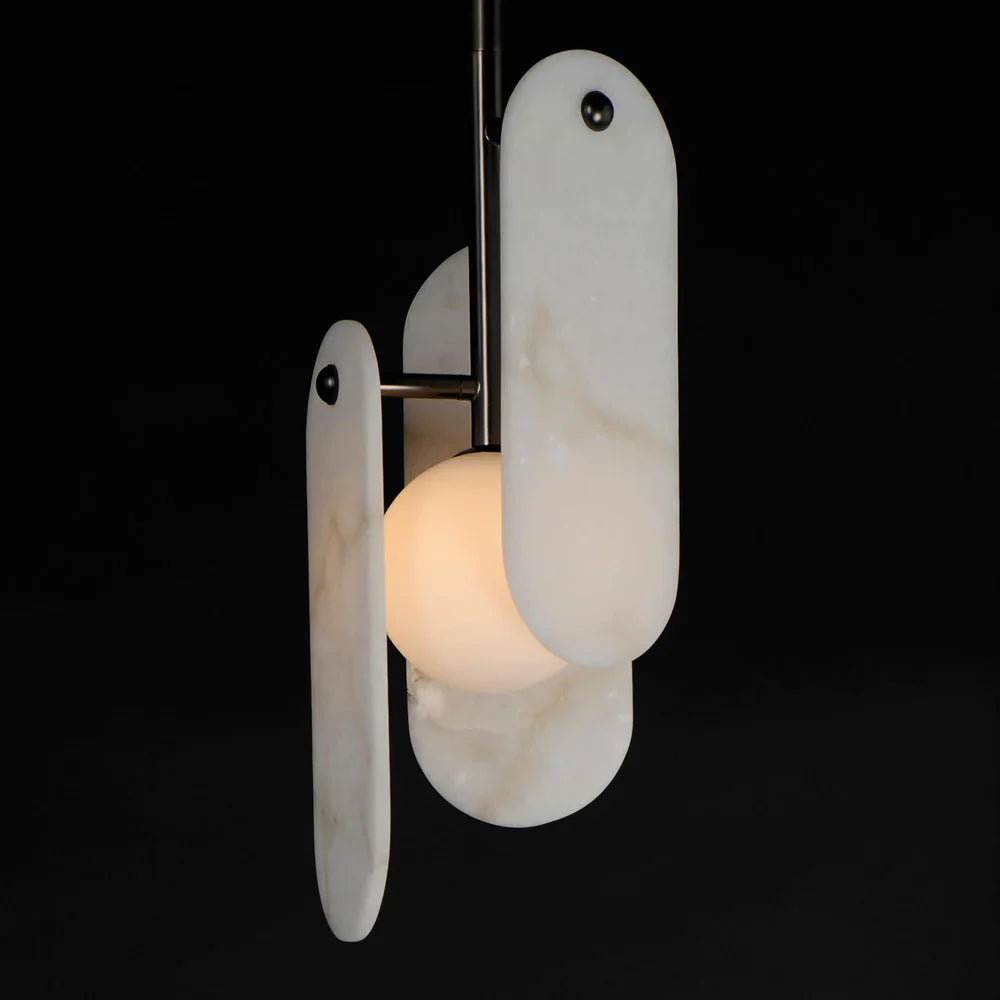 Studio M Alabaster Megalith Single Pendant - thebelacan