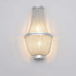 Aluminum Chain Wall Sconce In Living Room - thebelacan