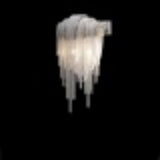 Alisa Luxury Plated Aluminum Chain Tassel Wall Sconce - thebelacan