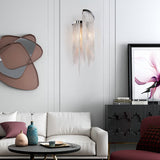 Fiona Aluminum Chain Tassel Wall Sconce - thebelacan