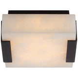 Kelly Wearstler Covet Low Clip Solitaire Flush Mount with Alabaster - thebelacan